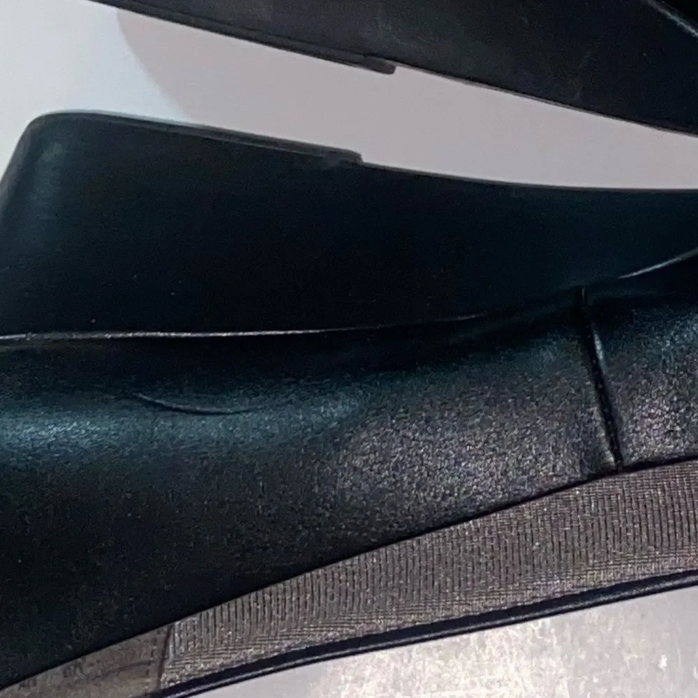 Life Stride Simply Comfort Elegant Black Wedge Shoes Size US 10W